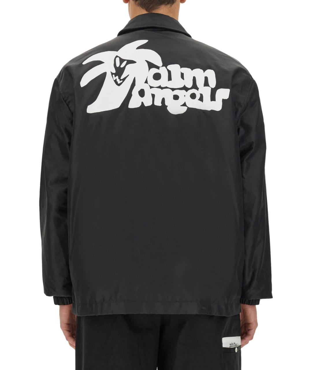 PALM ANGELS Черная полиамидовая куртка, фото 4