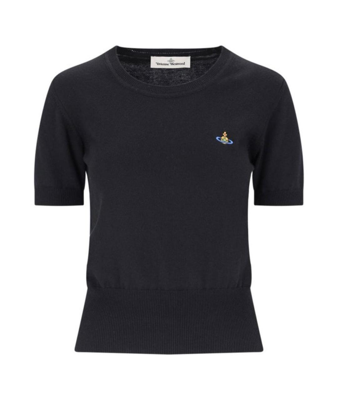 VIVIENNE WESTWOOD Черный хлопковый джемпер / свитер, фото 1