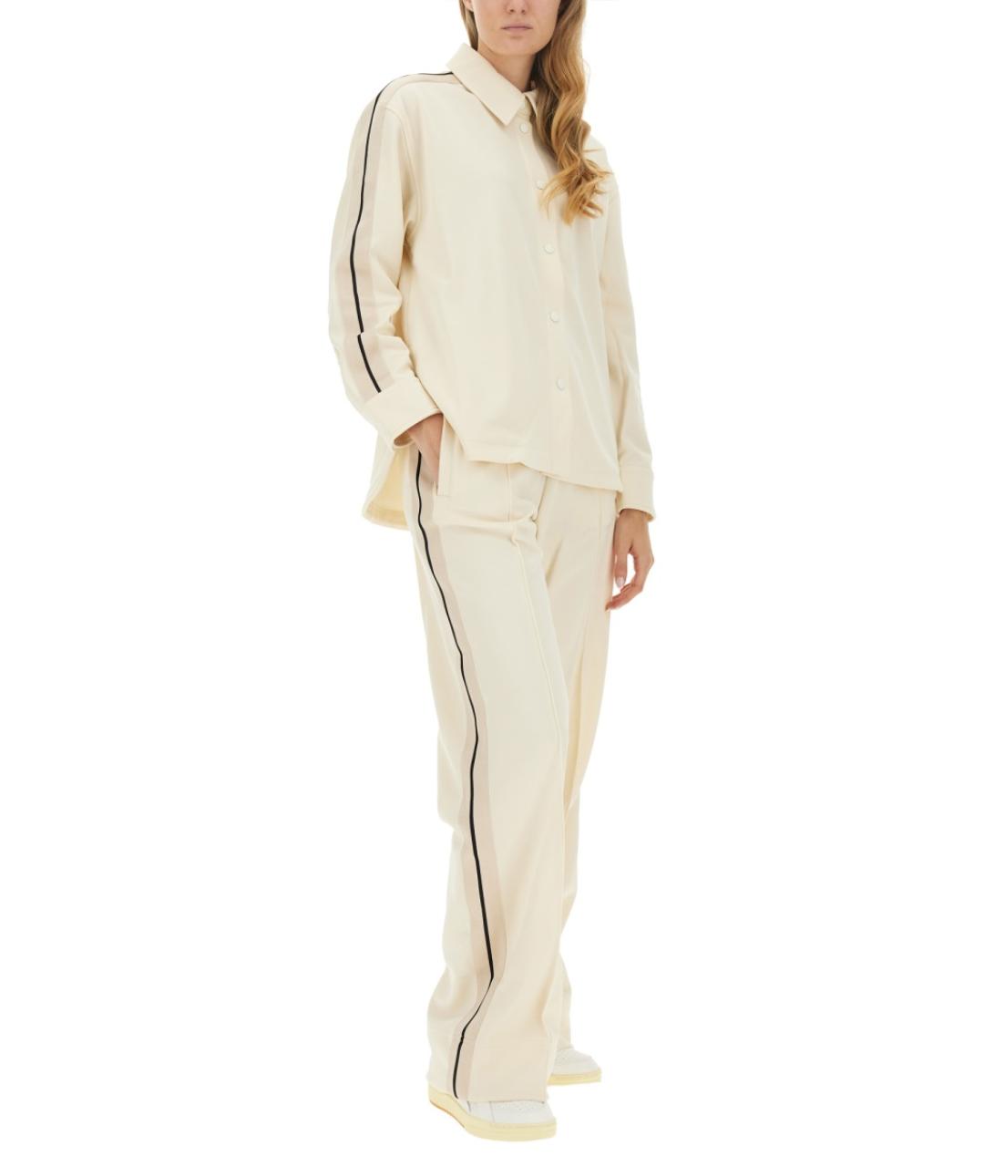 PALM ANGELS Бежевая полиэстеровая рубашка, фото 3