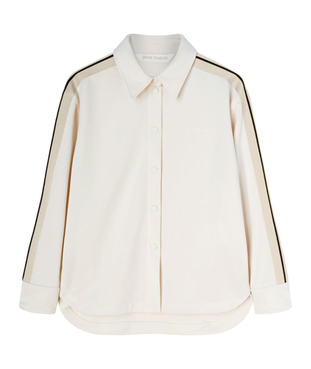 PALM ANGELS Бежевая полиэстеровая рубашка, фото 1
