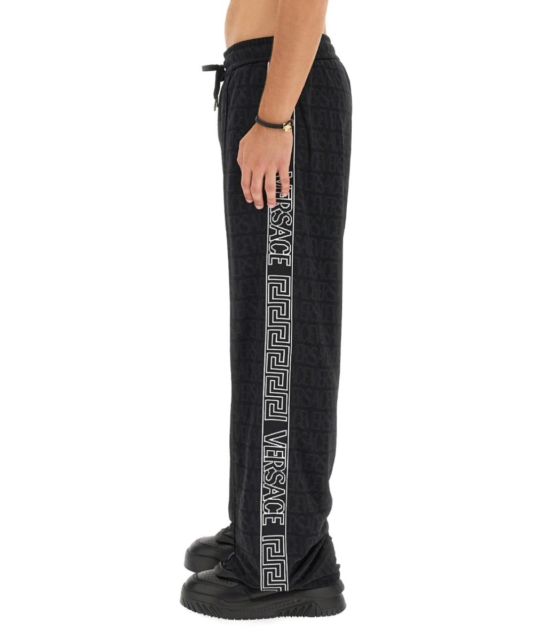 VERSACE Черный полиэстеровый спортивный костюм, фото 5