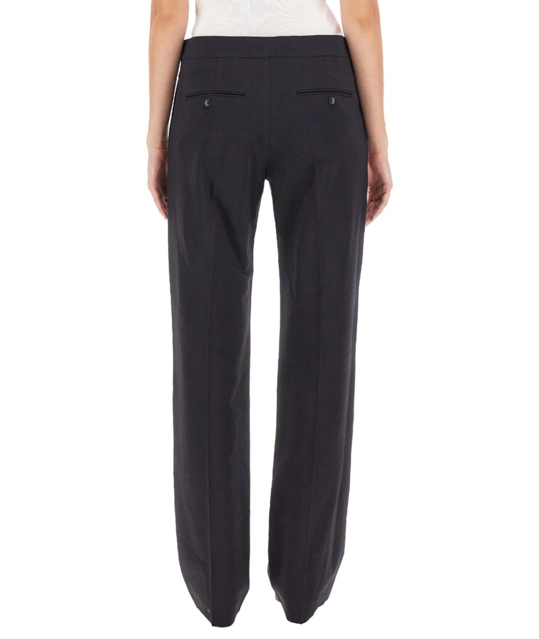 ISABEL MARANT Черные вискозные прямые брюки, фото 3