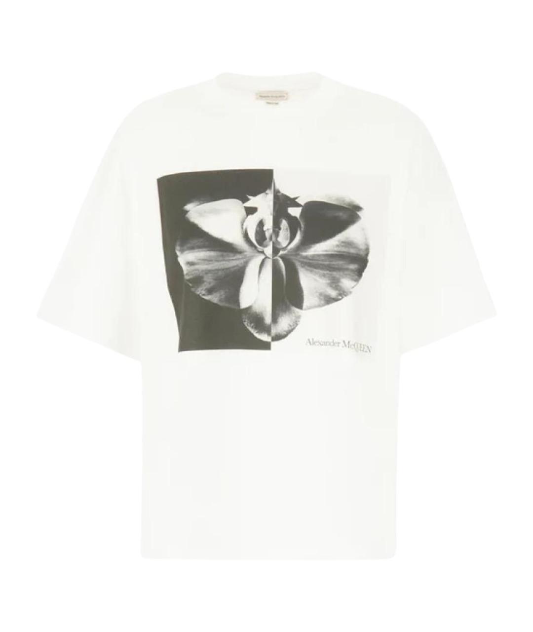 ALEXANDER MCQUEEN Мульти хлопковая футболка, фото 1