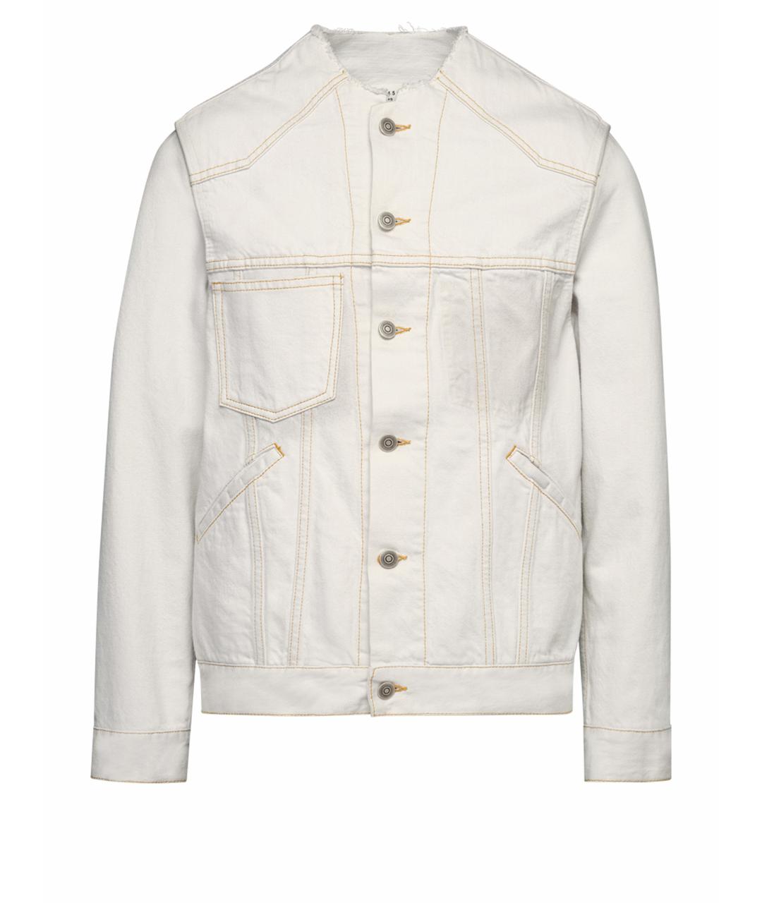 MAISON MARGIELA Белая хлопковая куртка, фото 1