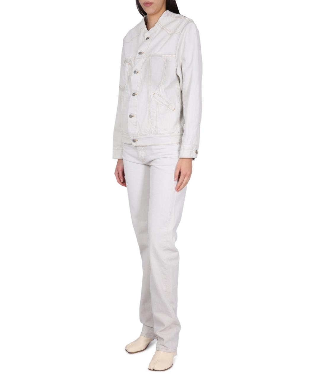MAISON MARGIELA Белая хлопковая куртка, фото 3