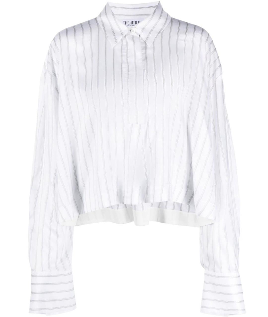 THE ATTICO Белая полиэстеровая рубашка, фото 1