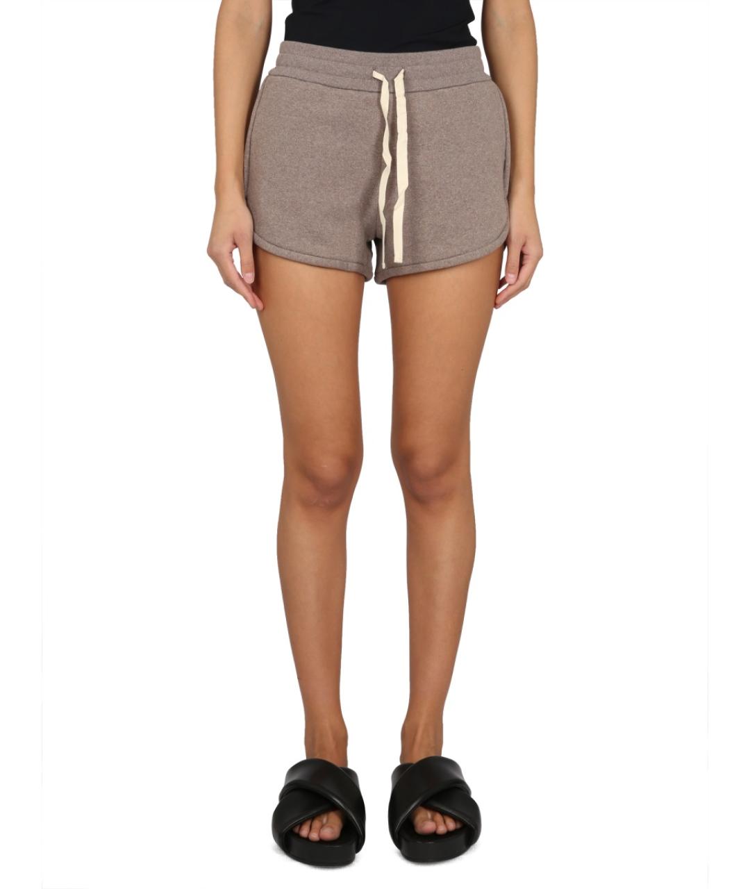 JIL SANDER Бежевые хлопковые шорты, фото 2