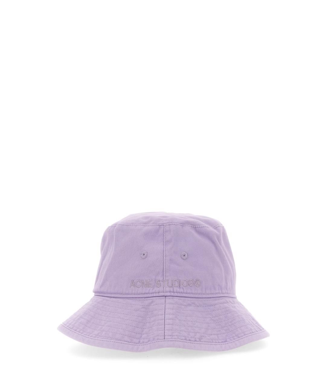 ACNE STUDIOS Фиолетовая хлопковая шляпа, фото 2