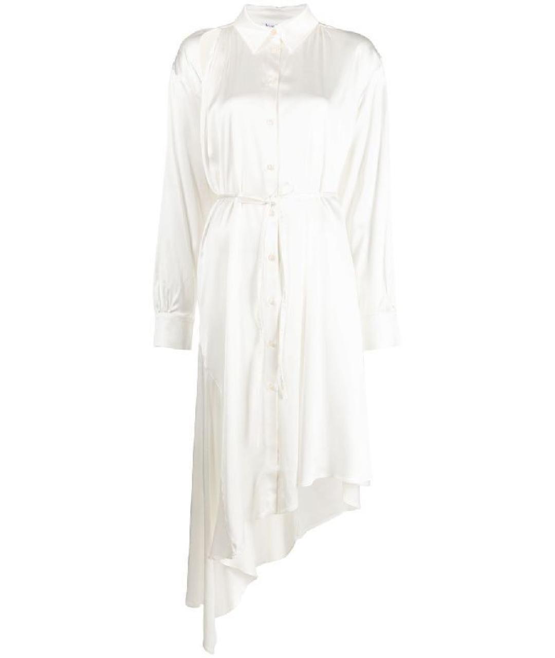 ACNE STUDIOS Белое вискозное повседневное платье, фото 1