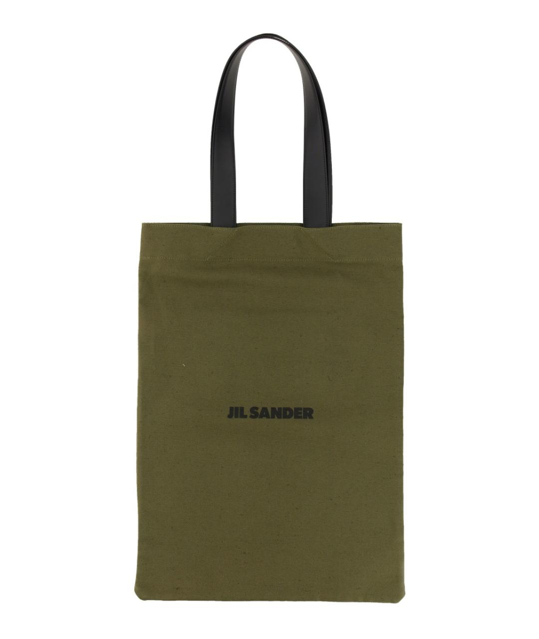 JIL SANDER Хаки сумка тоут, фото 1