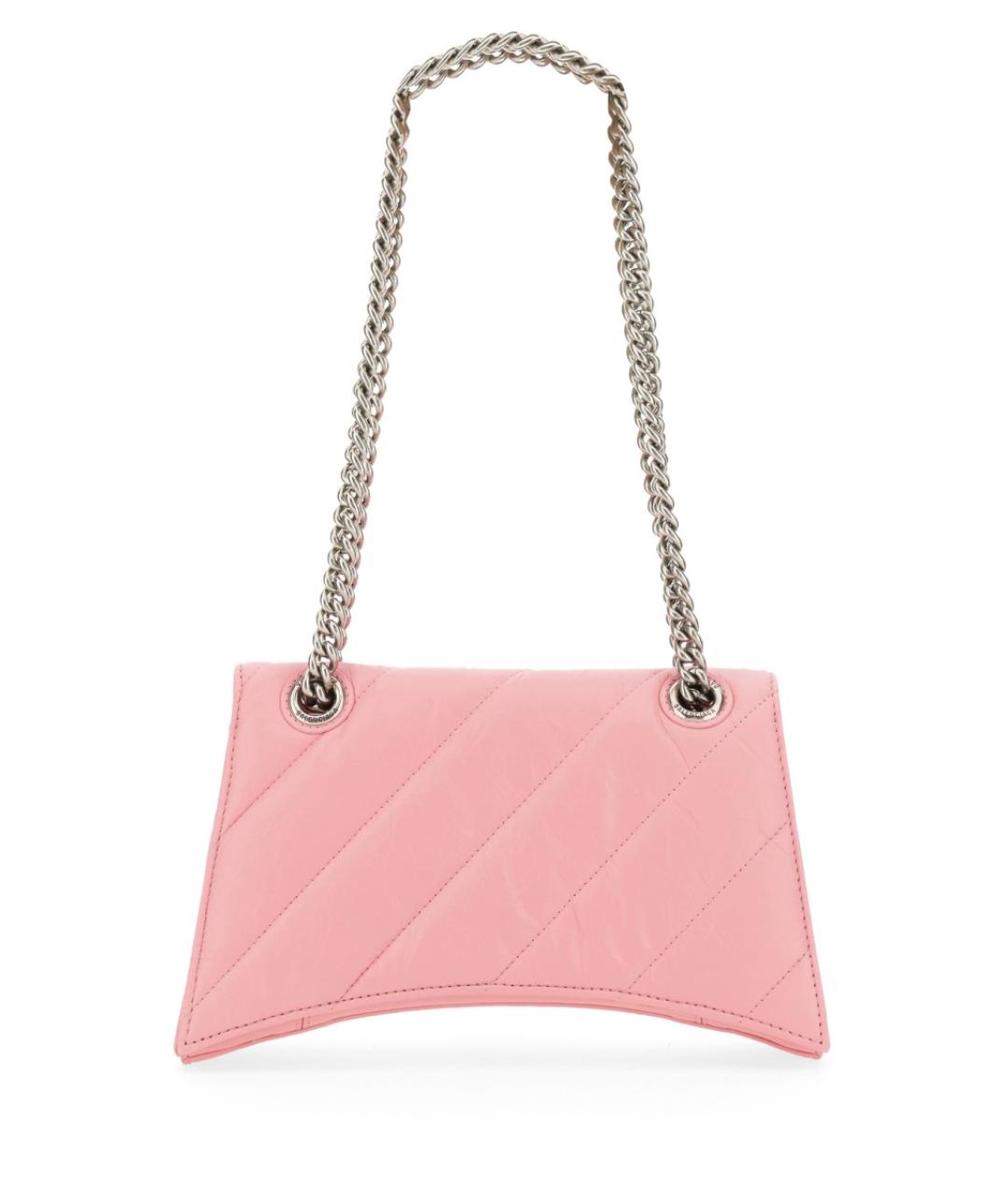 BALENCIAGA Розовая кожаная сумка через плечо, фото 2