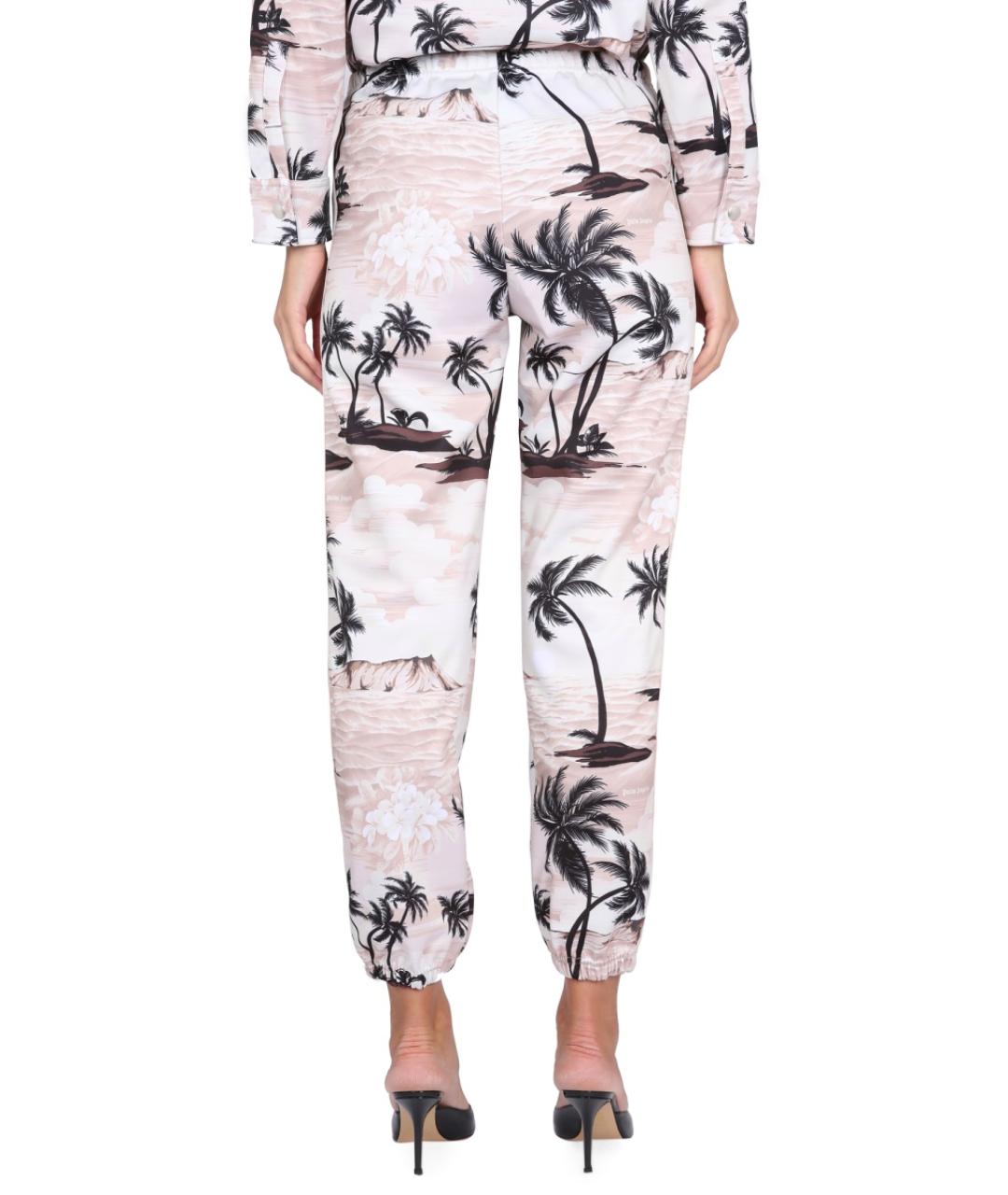 PALM ANGELS Мульти полиэстеровые прямые брюки, фото 5