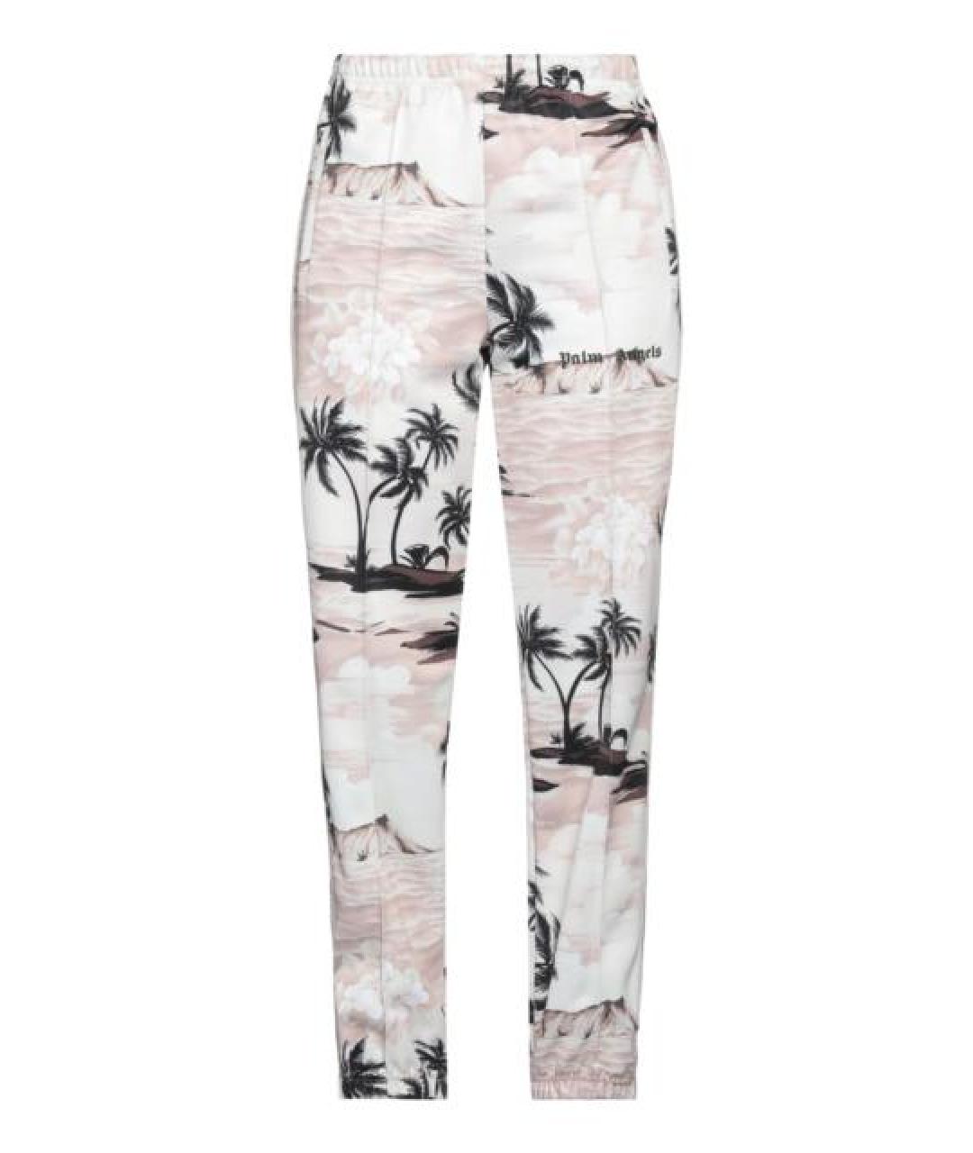 PALM ANGELS Мульти полиэстеровые прямые брюки, фото 1