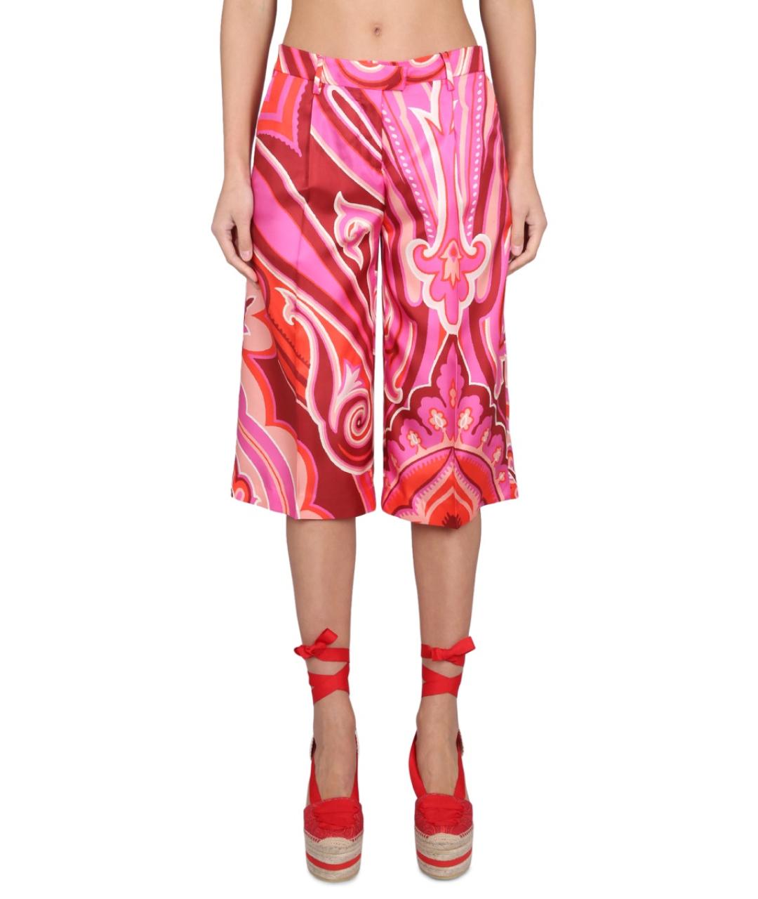 ETRO Фуксия хлопковые шорты, фото 2