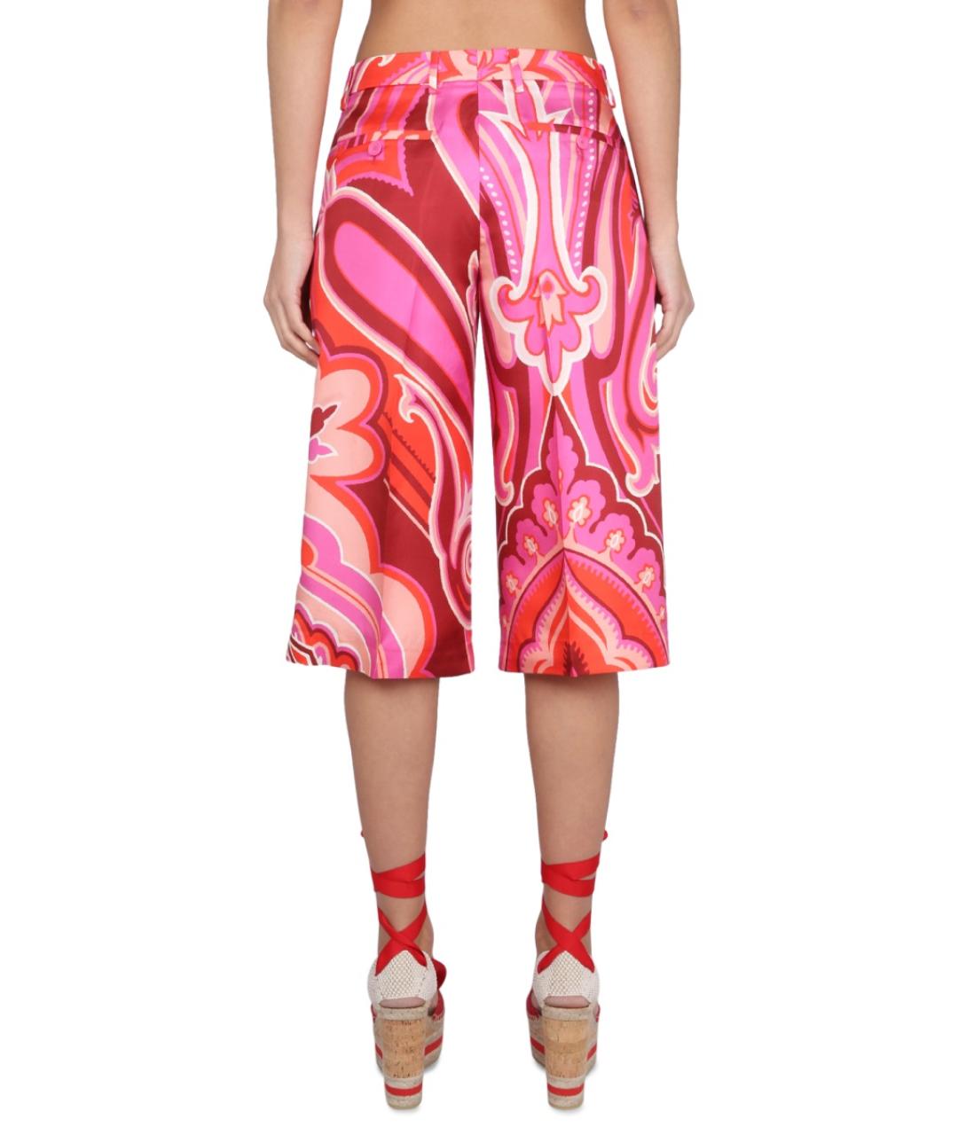 ETRO Фуксия хлопковые шорты, фото 5