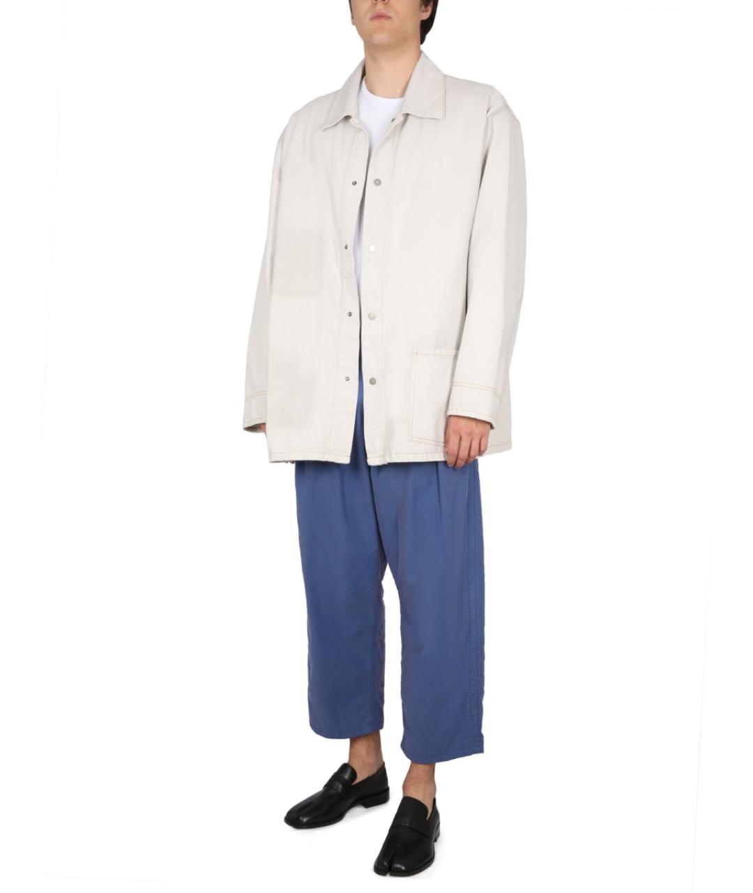 MAISON MARGIELA Белая хлопковая куртка, фото 9