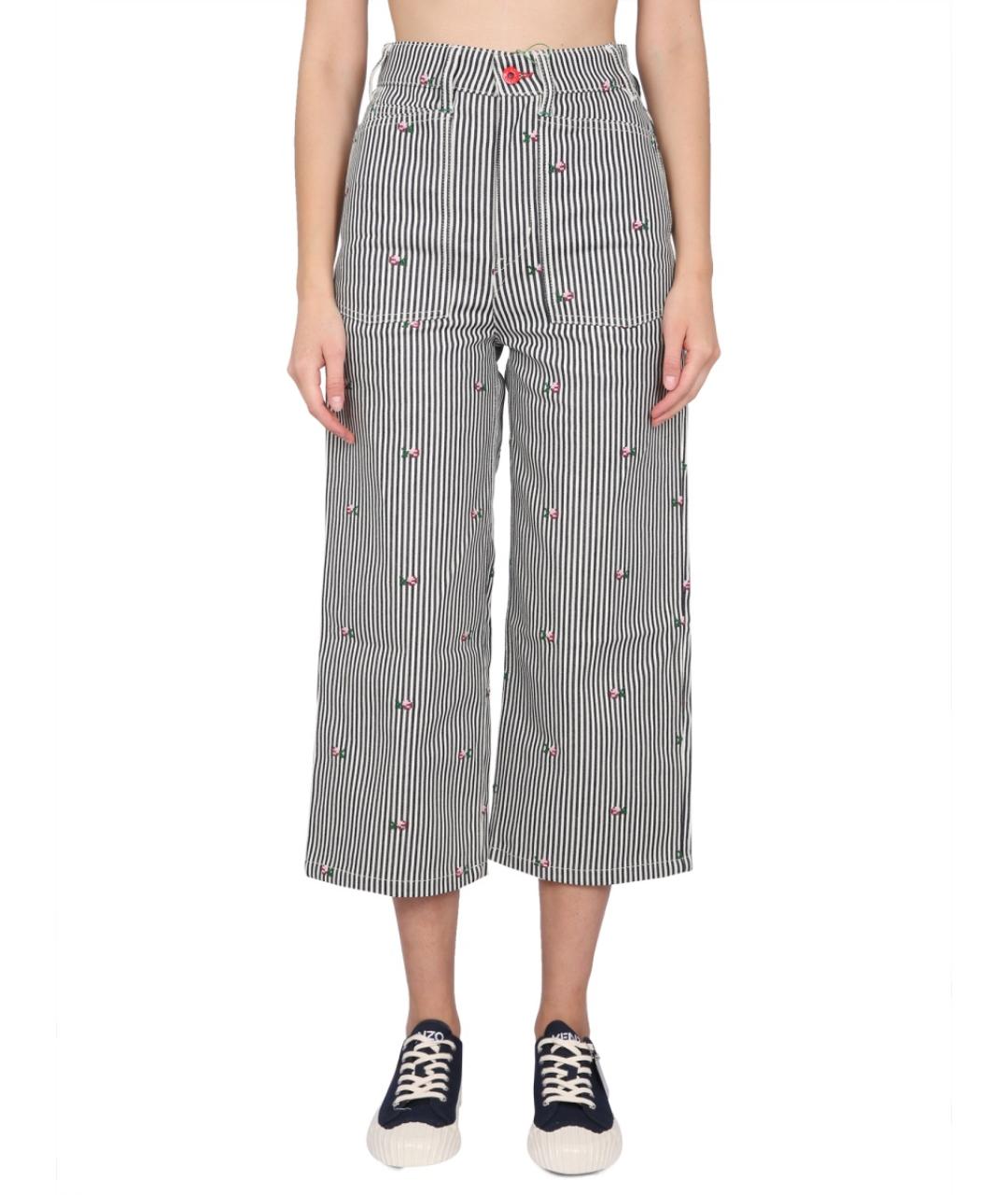 KENZO Мульти хлопковые прямые джинсы, фото 2