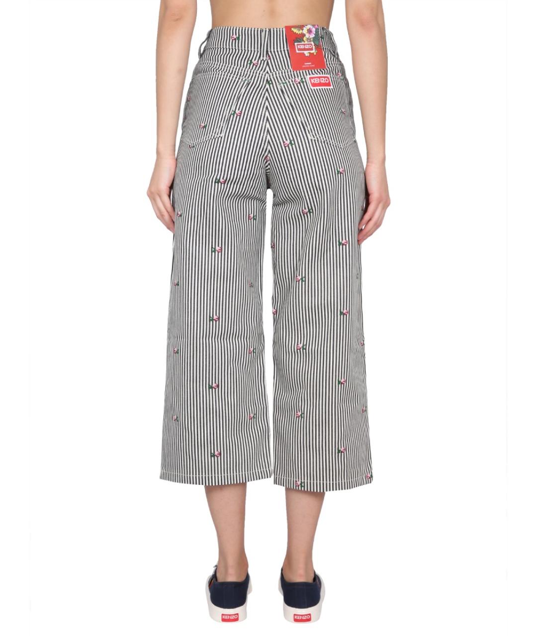 KENZO Мульти хлопковые прямые джинсы, фото 5