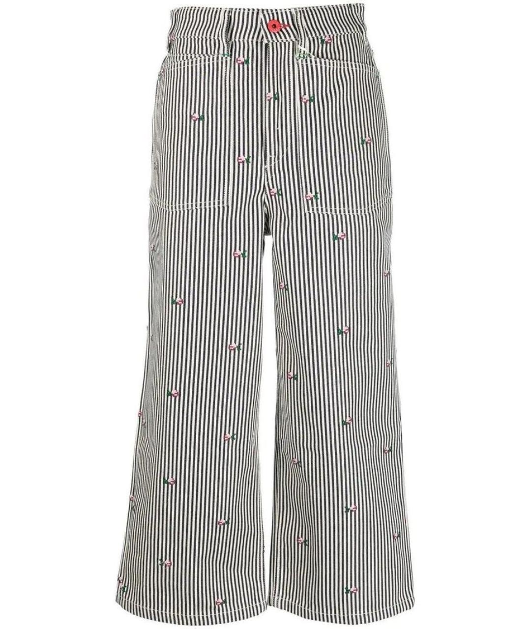 KENZO Мульти хлопковые прямые джинсы, фото 1