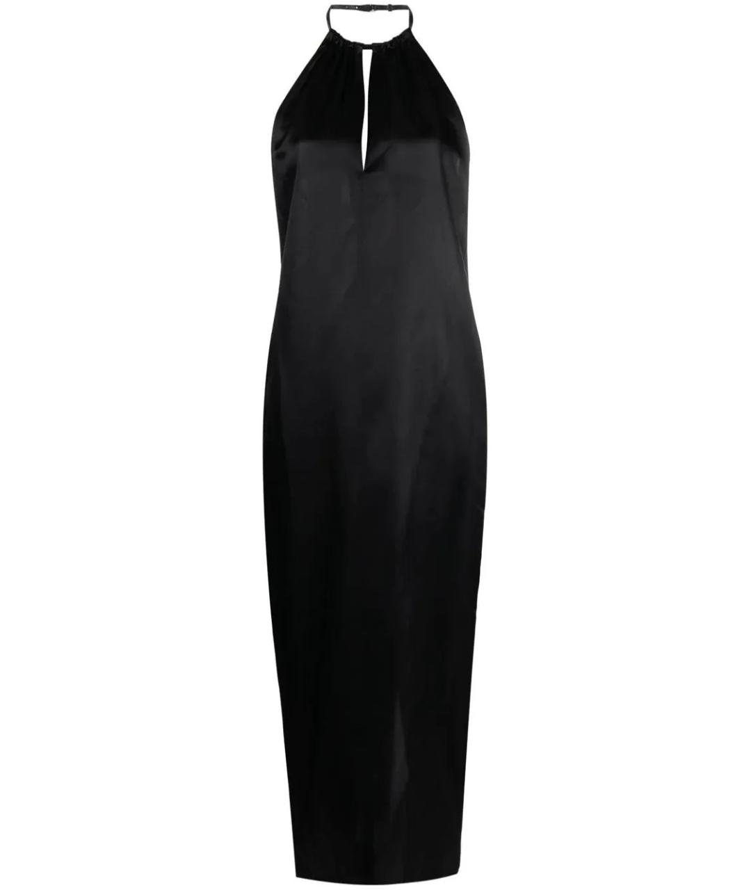 ACNE STUDIOS Черное вискозное повседневное платье, фото 1