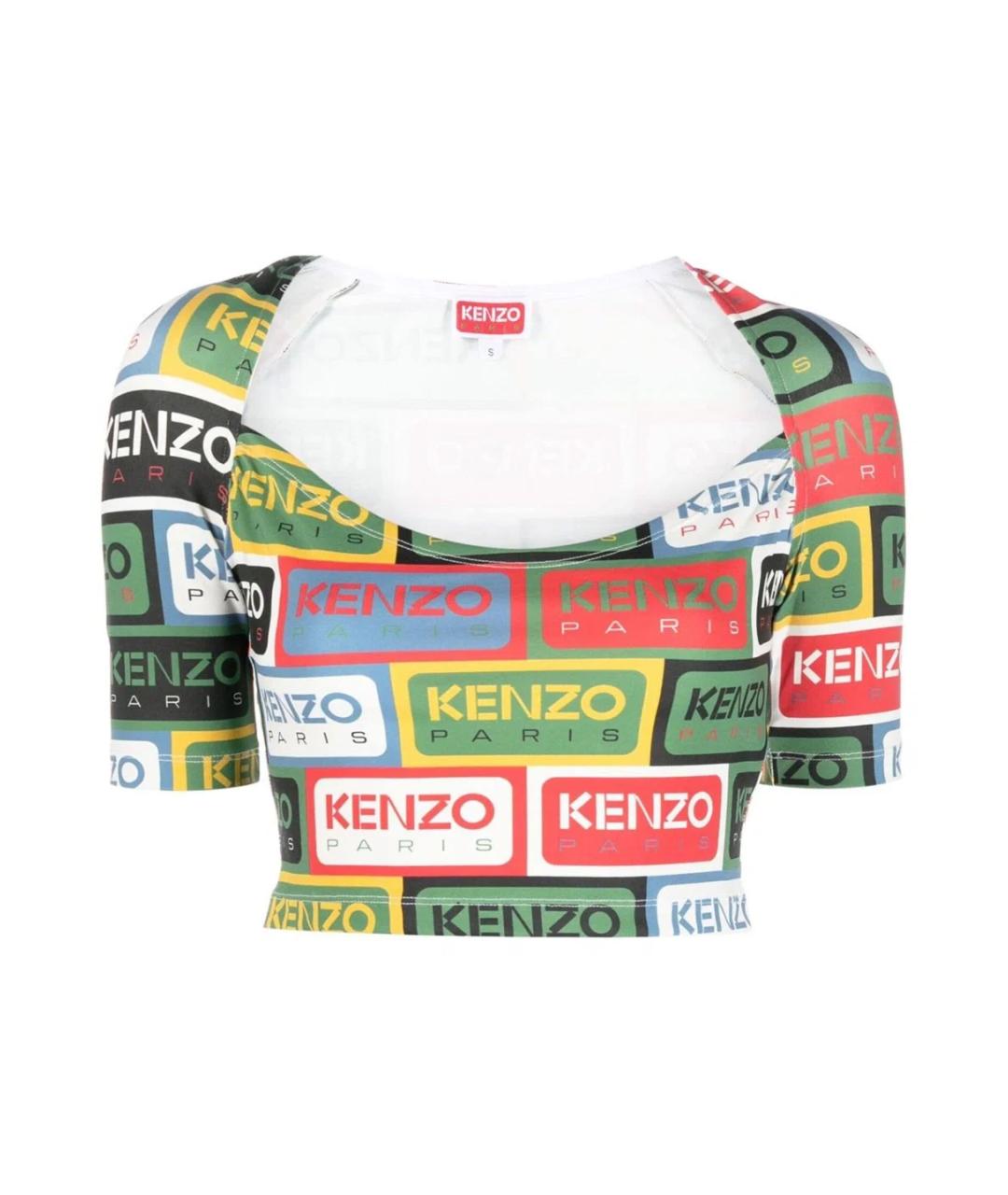 KENZO Мульти полиамидовая майка, фото 1