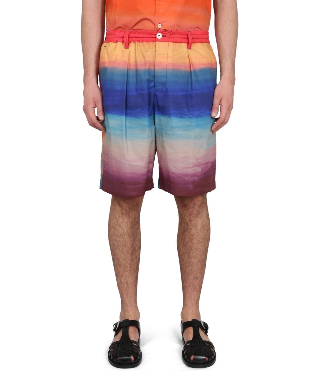 MARNI Мульти хлопковые шорты, фото 2