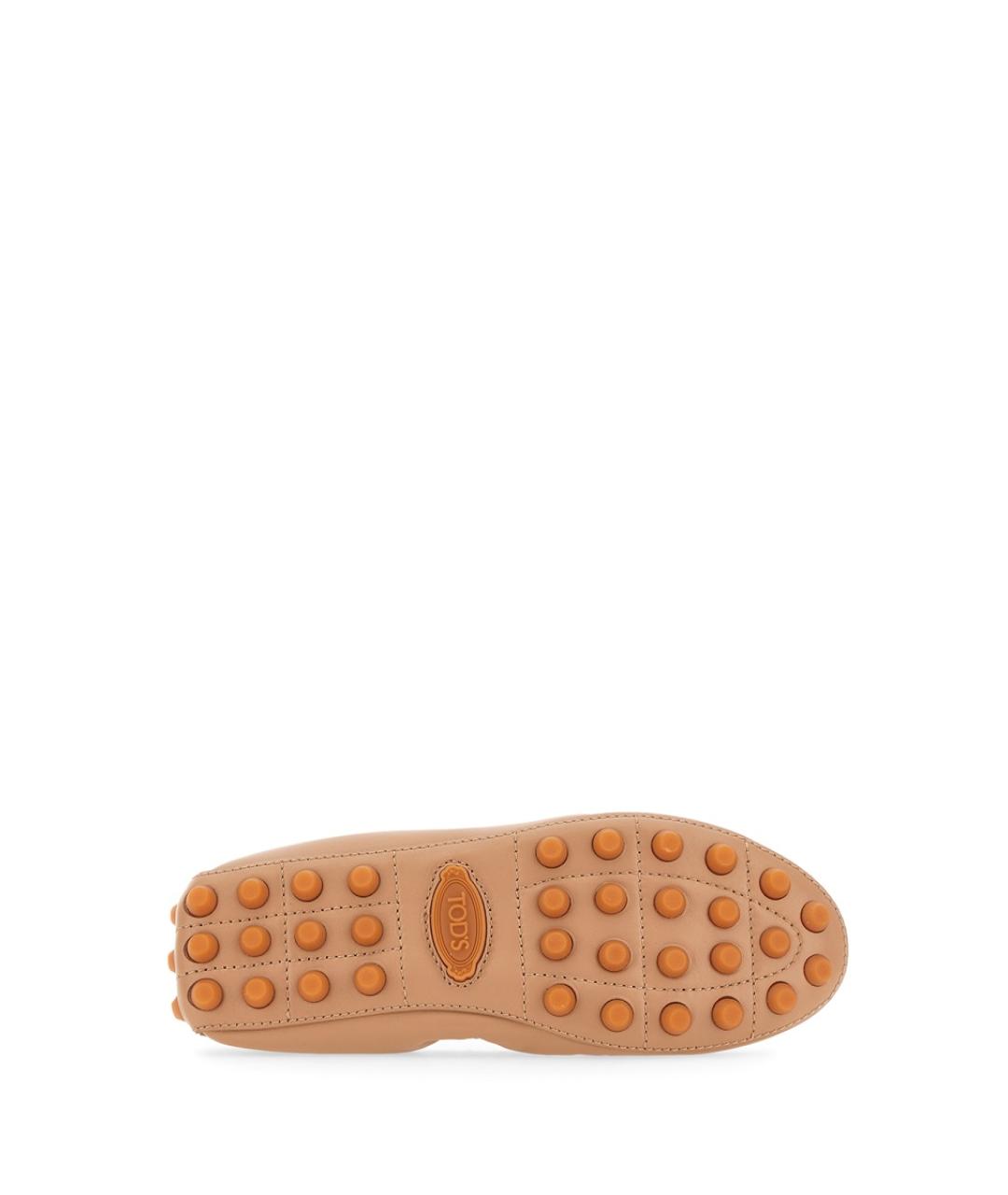 TOD'S Розовые кожаные балетки, фото 5