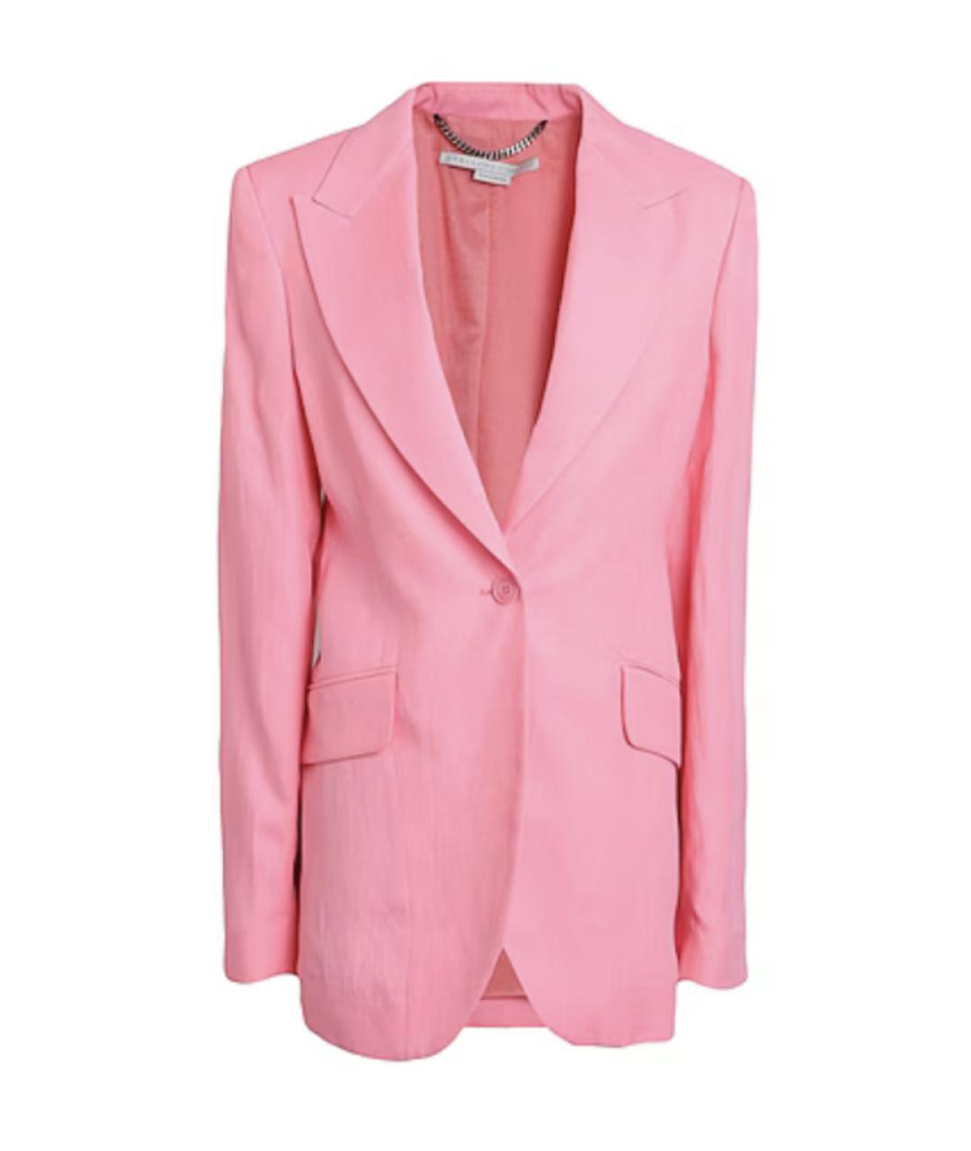 STELLA MCCARTNEY Розовый вискозный жакет/пиджак, фото 1