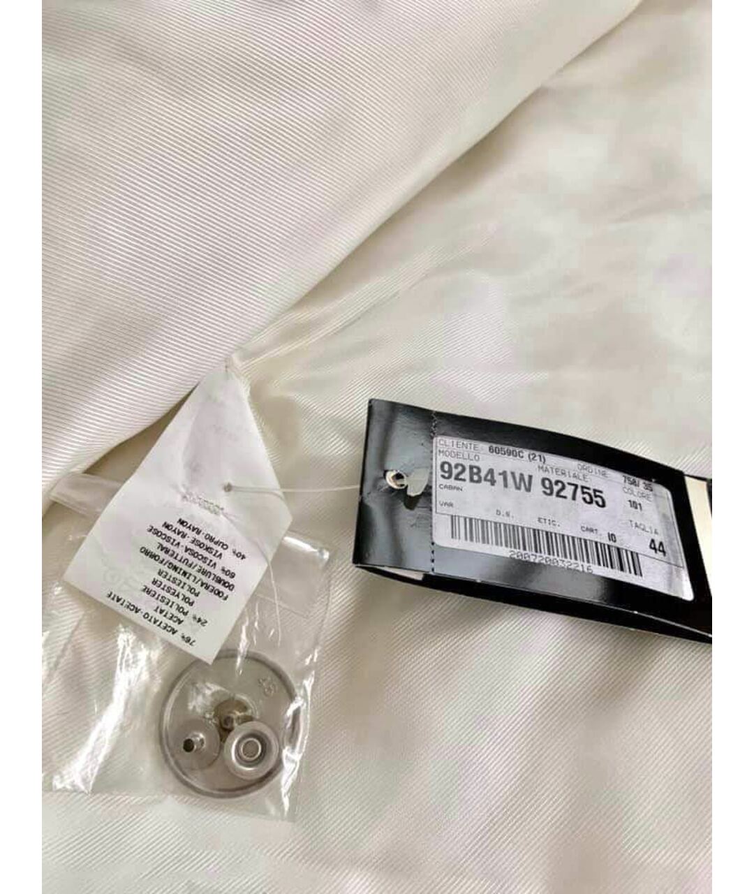 EMPORIO ARMANI Белая куртка, фото 6