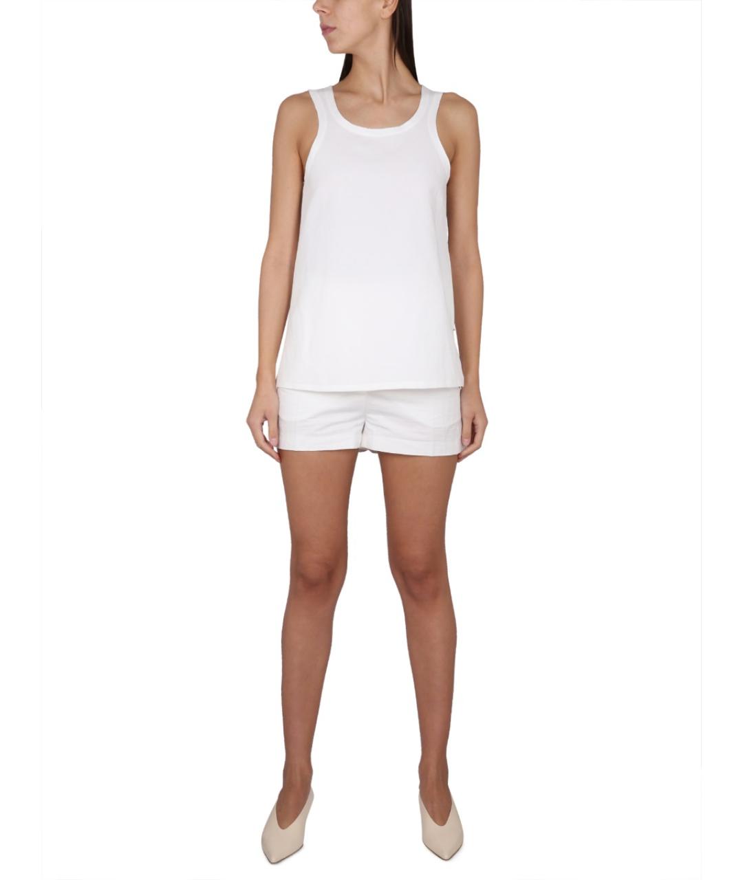 MAX MARA Белая хлопковая блузы, фото 3