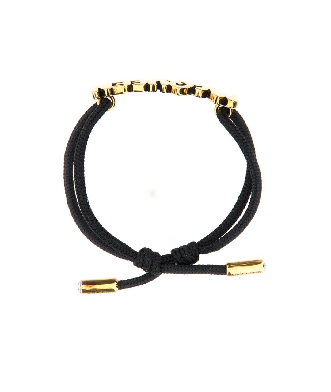 ALEXANDER MCQUEEN Черный металлический браслет, фото 3