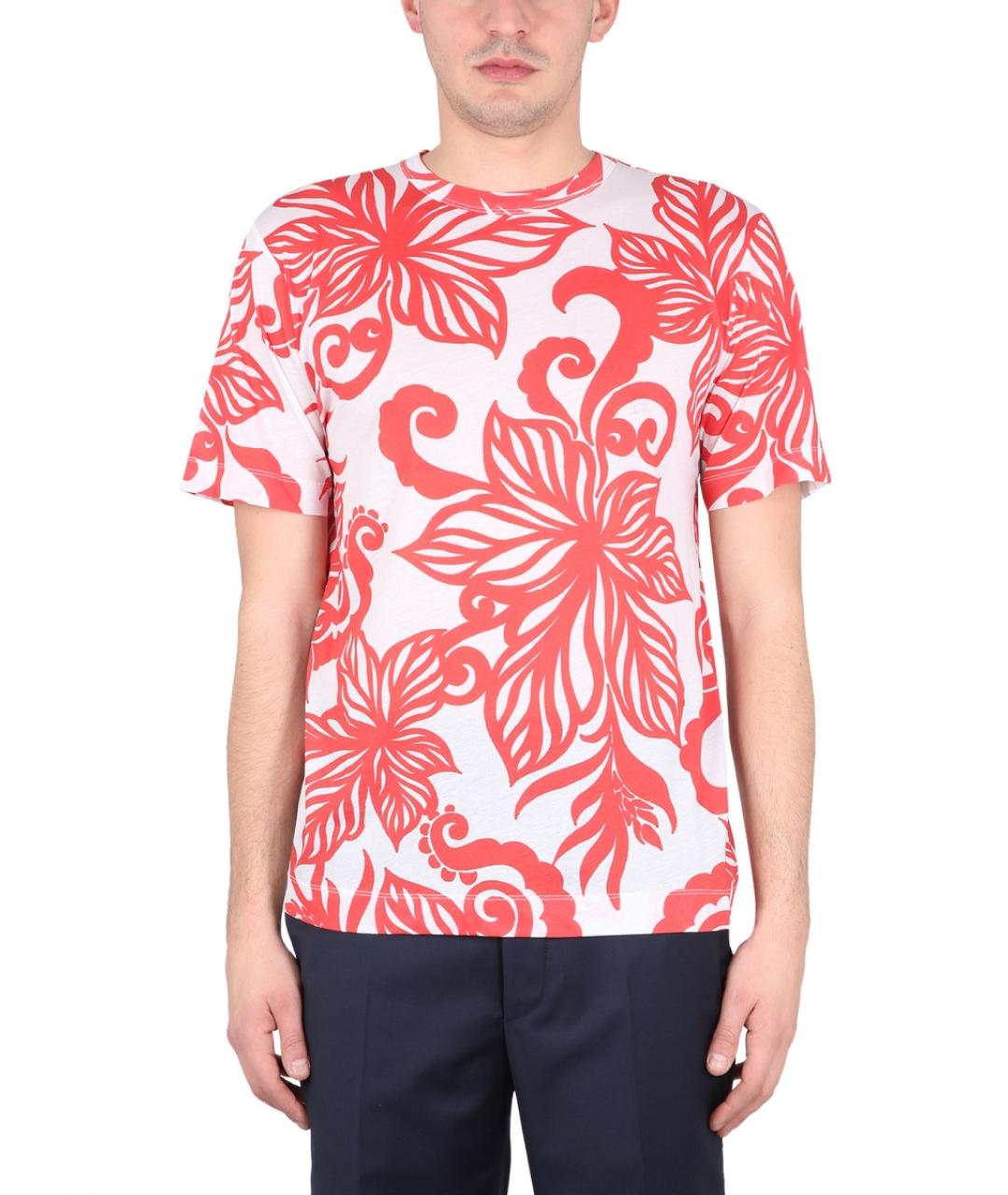 DRIES VAN NOTEN Мульти хлопковая футболка, фото 2