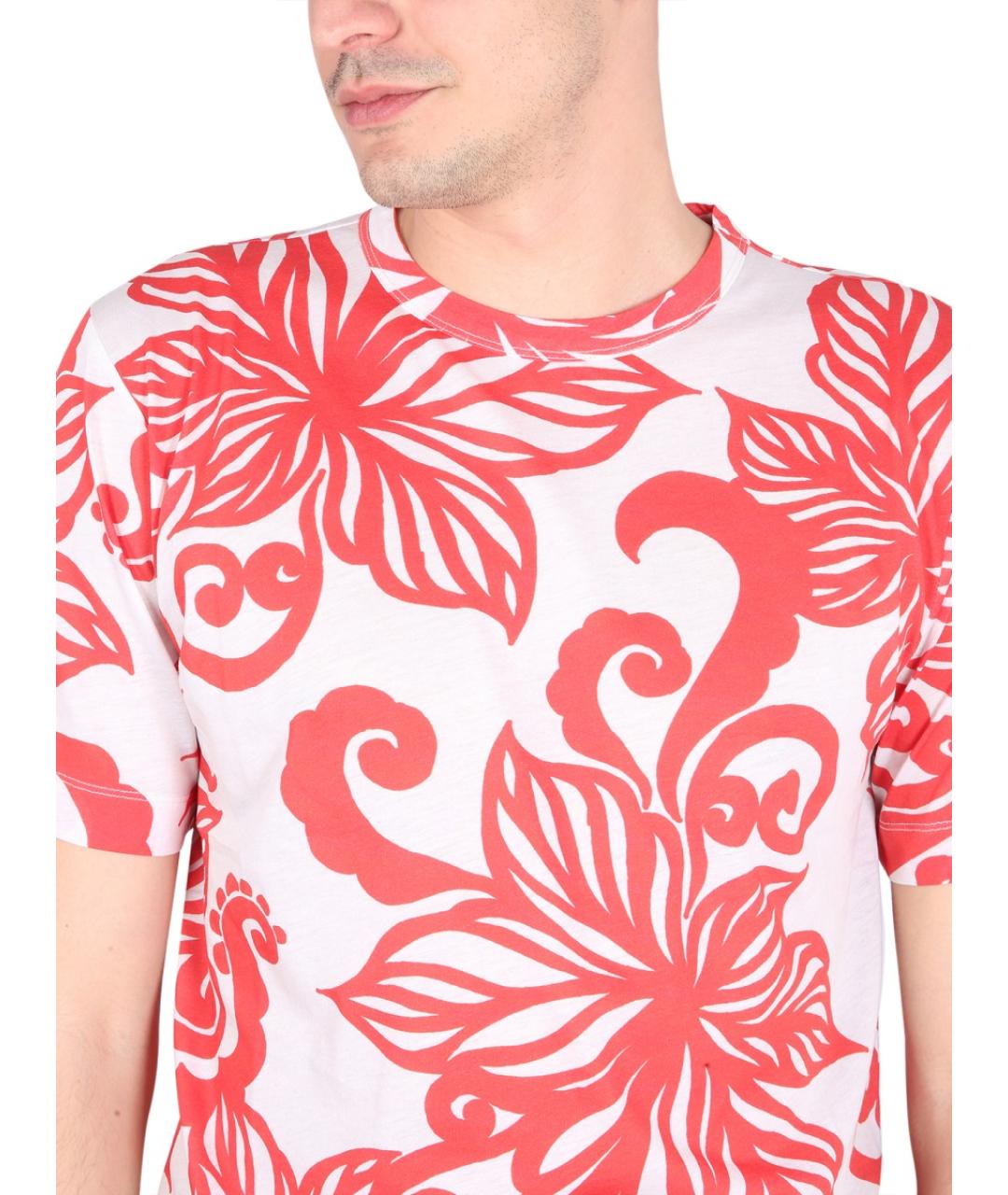 DRIES VAN NOTEN Мульти хлопковая футболка, фото 5