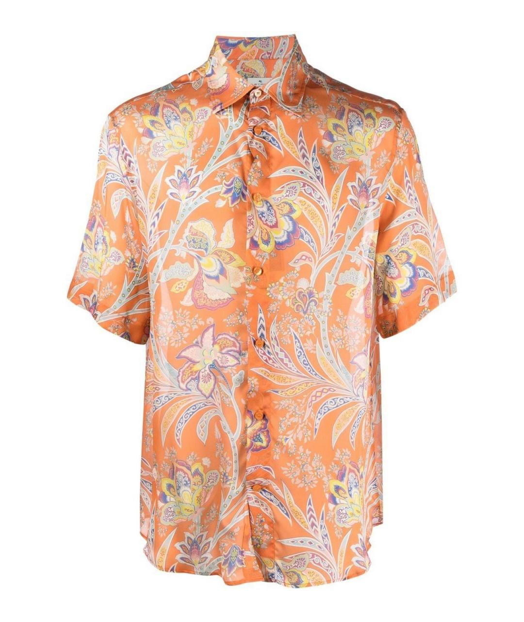 ETRO Оранжевая кэжуал рубашка, фото 1