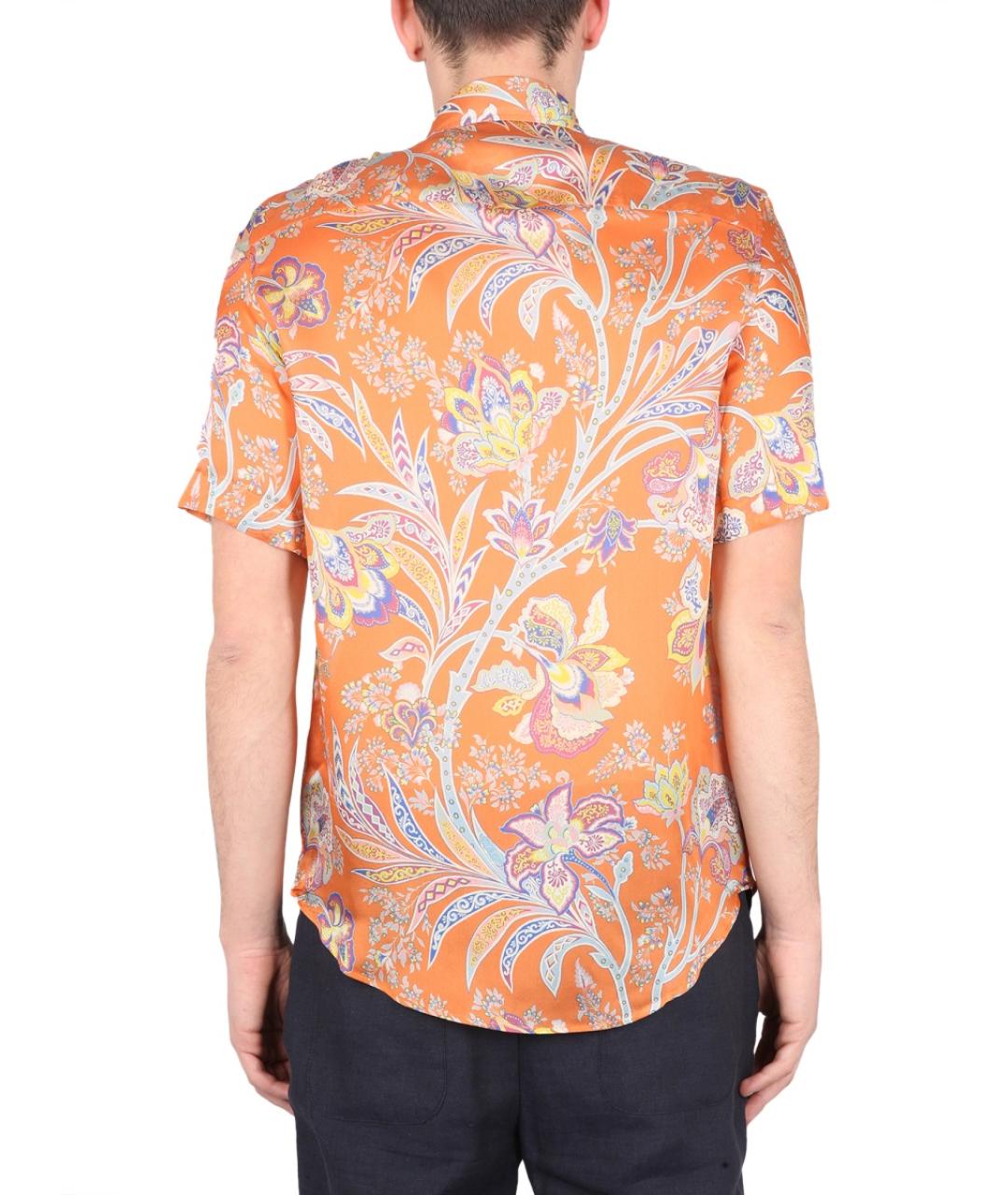 ETRO Оранжевая кэжуал рубашка, фото 4