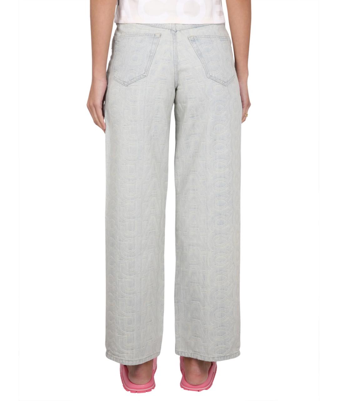 MARC JACOBS Голубые хлопковые прямые джинсы, фото 5