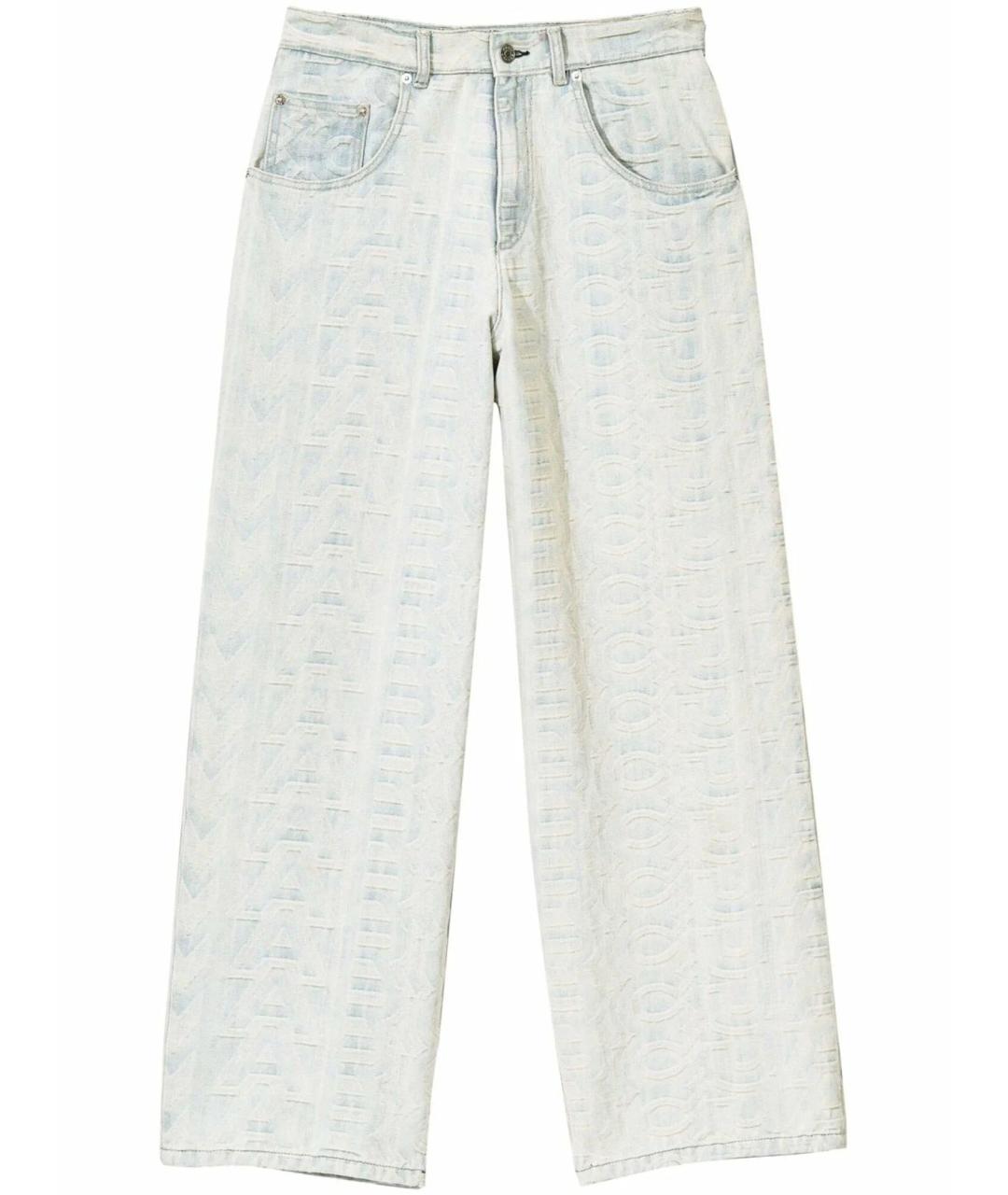 MARC JACOBS Голубые хлопковые прямые джинсы, фото 1