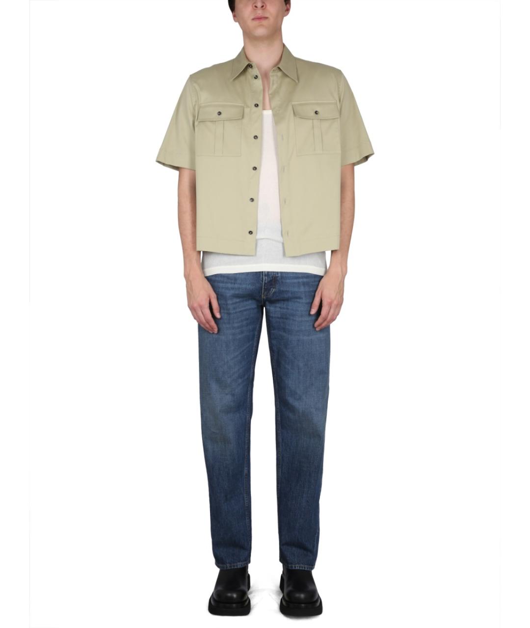 BOTTEGA VENETA Белая хлопковая майка, фото 2