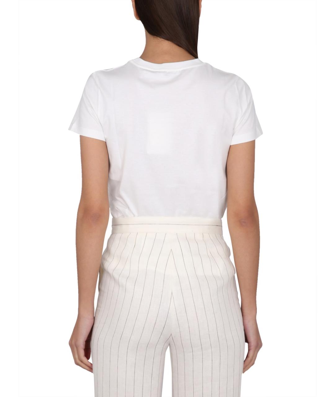 MAX MARA Белая хлопковая блузы, фото 4