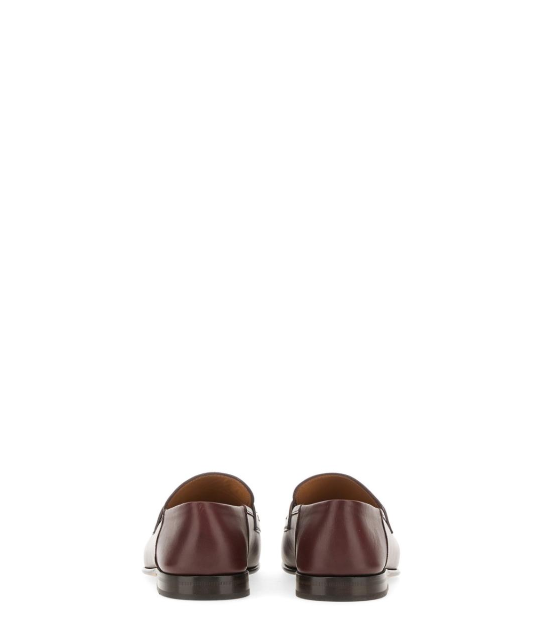 FERRAGAMO Коричневые кожаные лоферы, фото 3