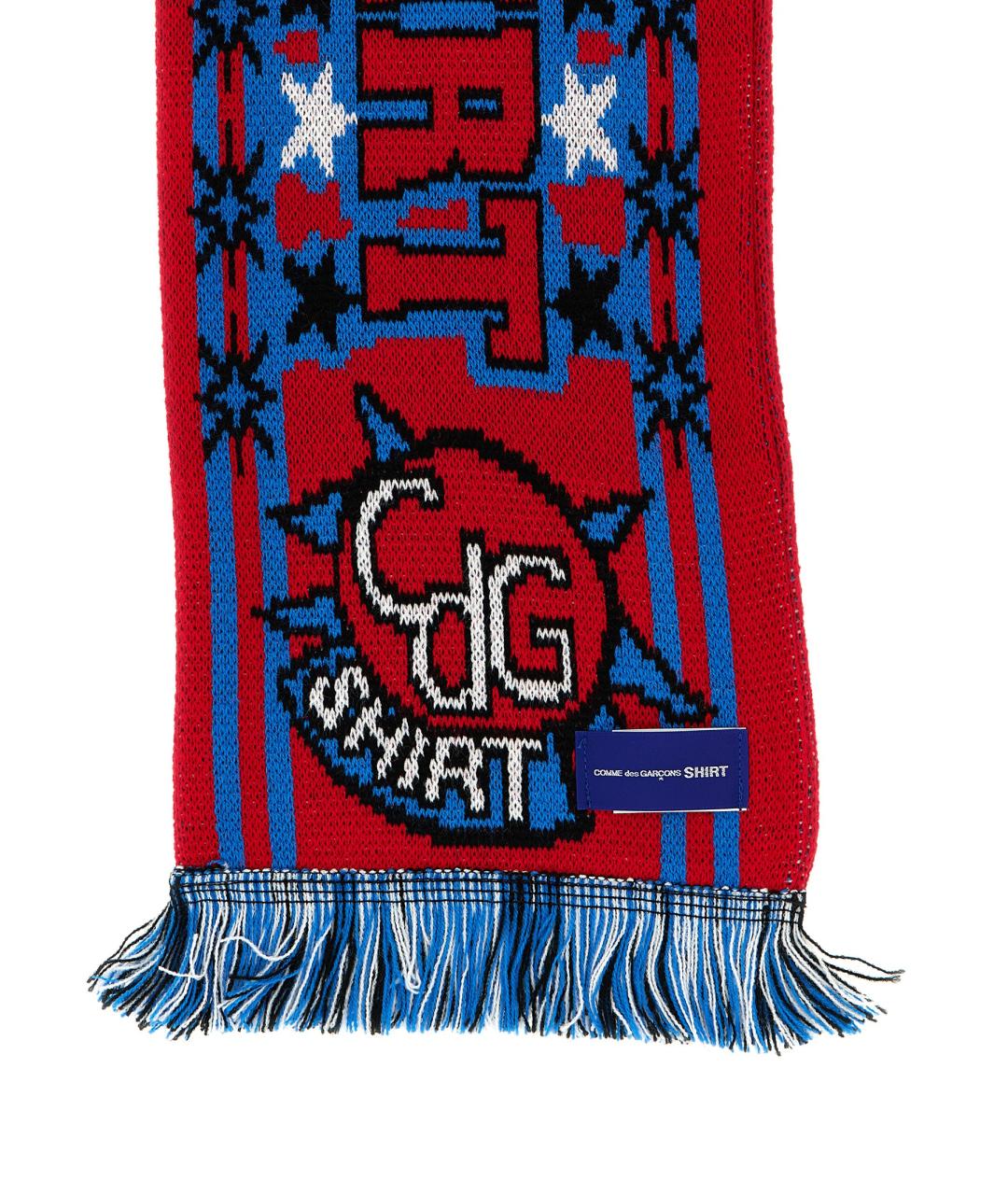 COMME DES GARÇONS SHIRT Мульти шарф, фото 3