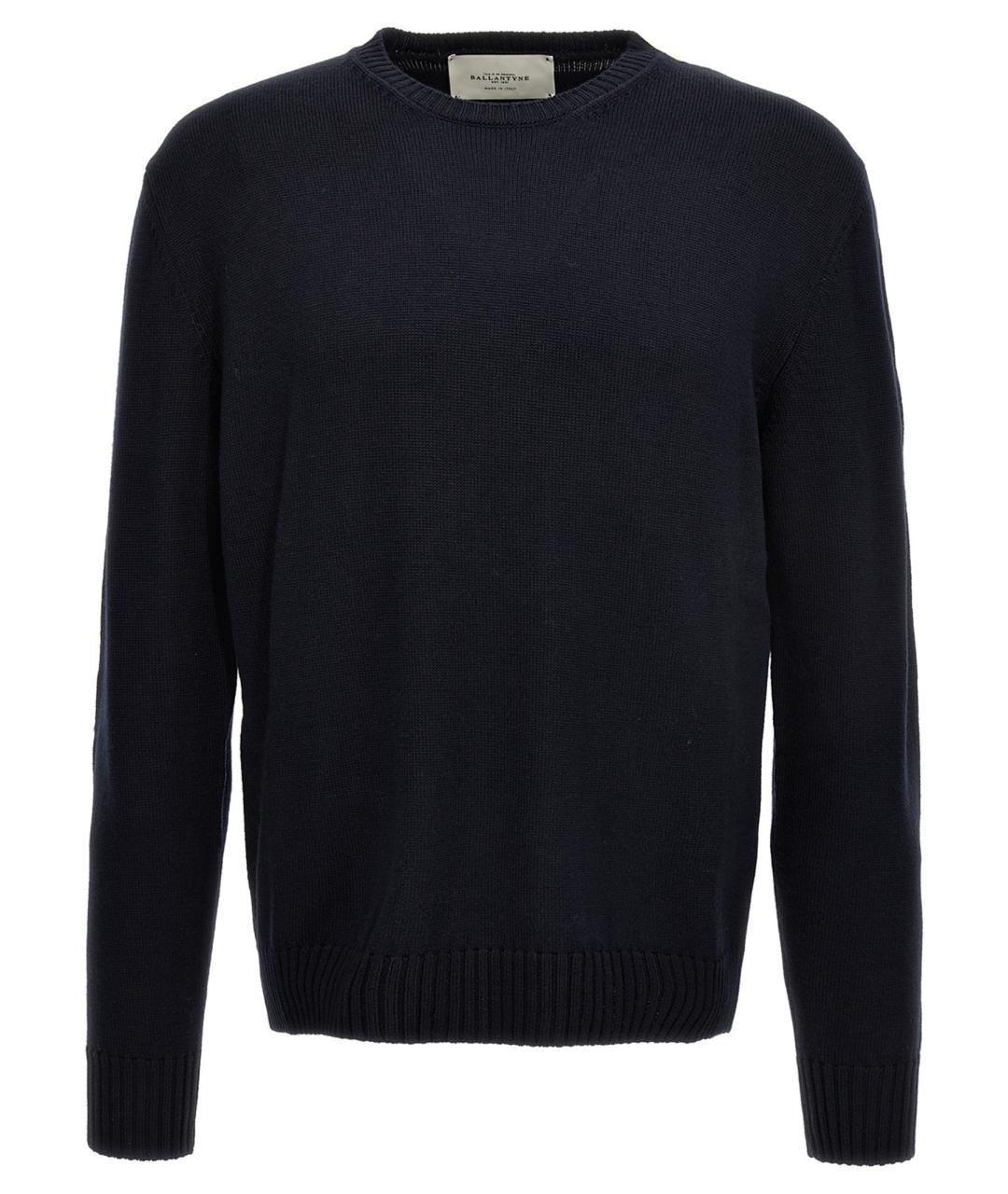 BALLANTYNE Синий шерстяной джемпер / свитер, фото 1