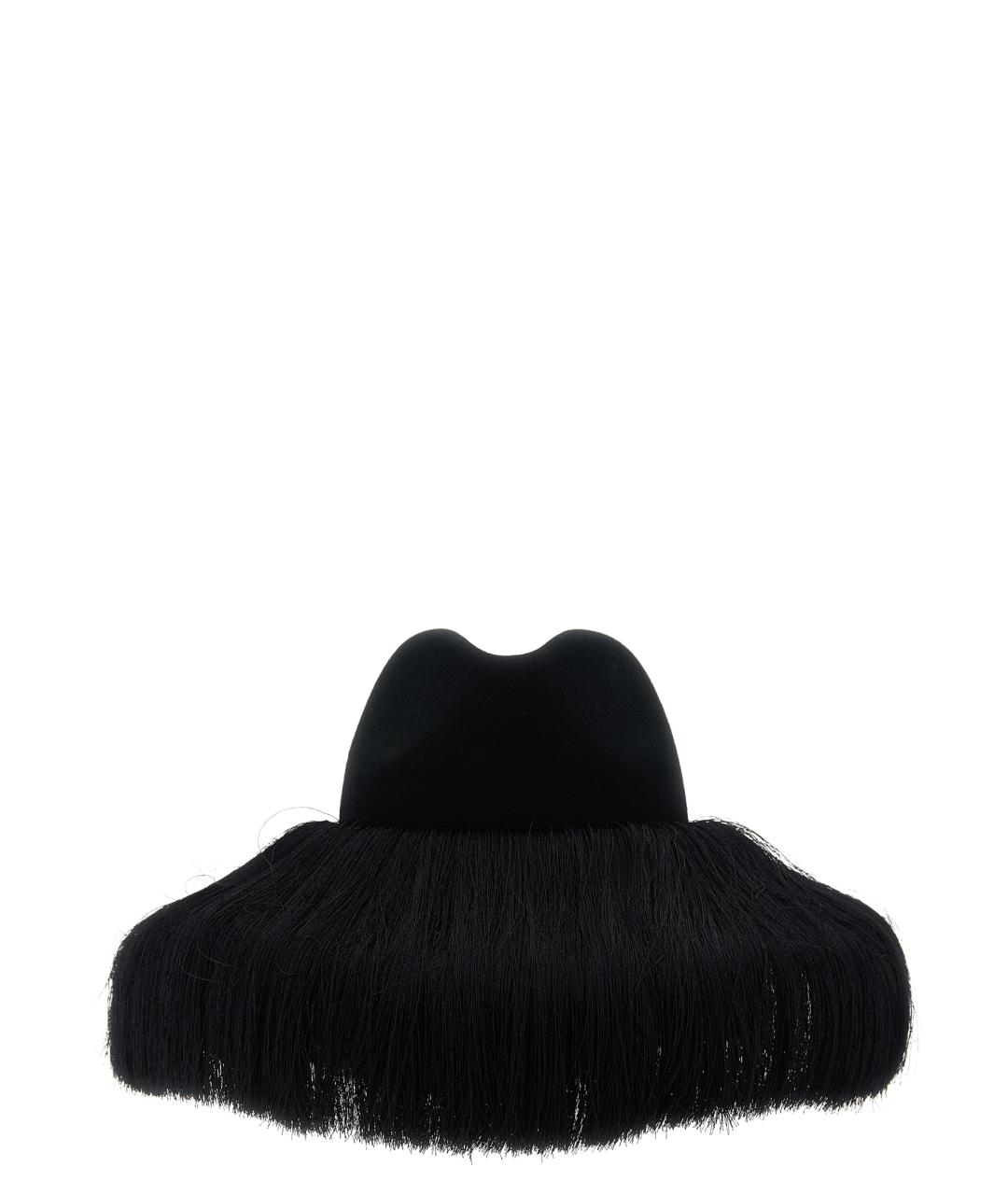 COMME DES GARÇONS Черная шерстяная шляпа, фото 1