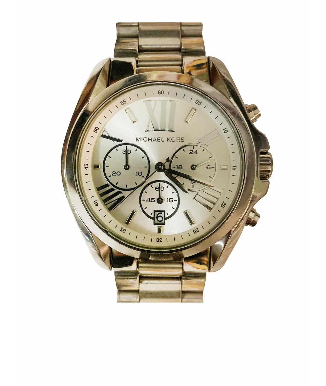 MICHAEL MICHAEL KORS Серебряные стальные часы, фото 1