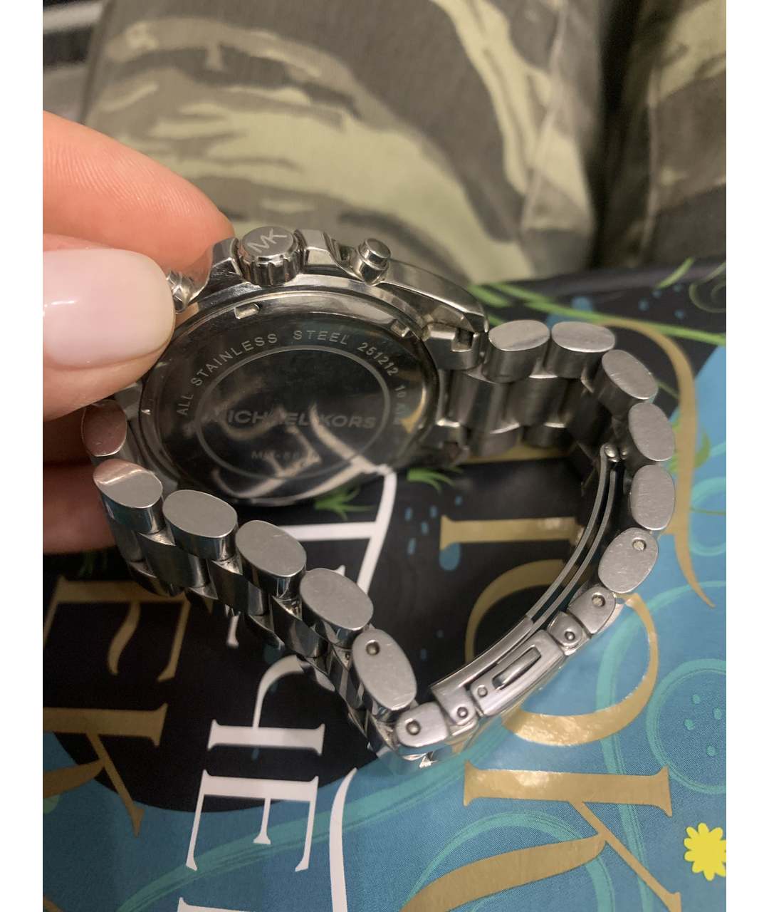 MICHAEL MICHAEL KORS Серебряные стальные часы, фото 2
