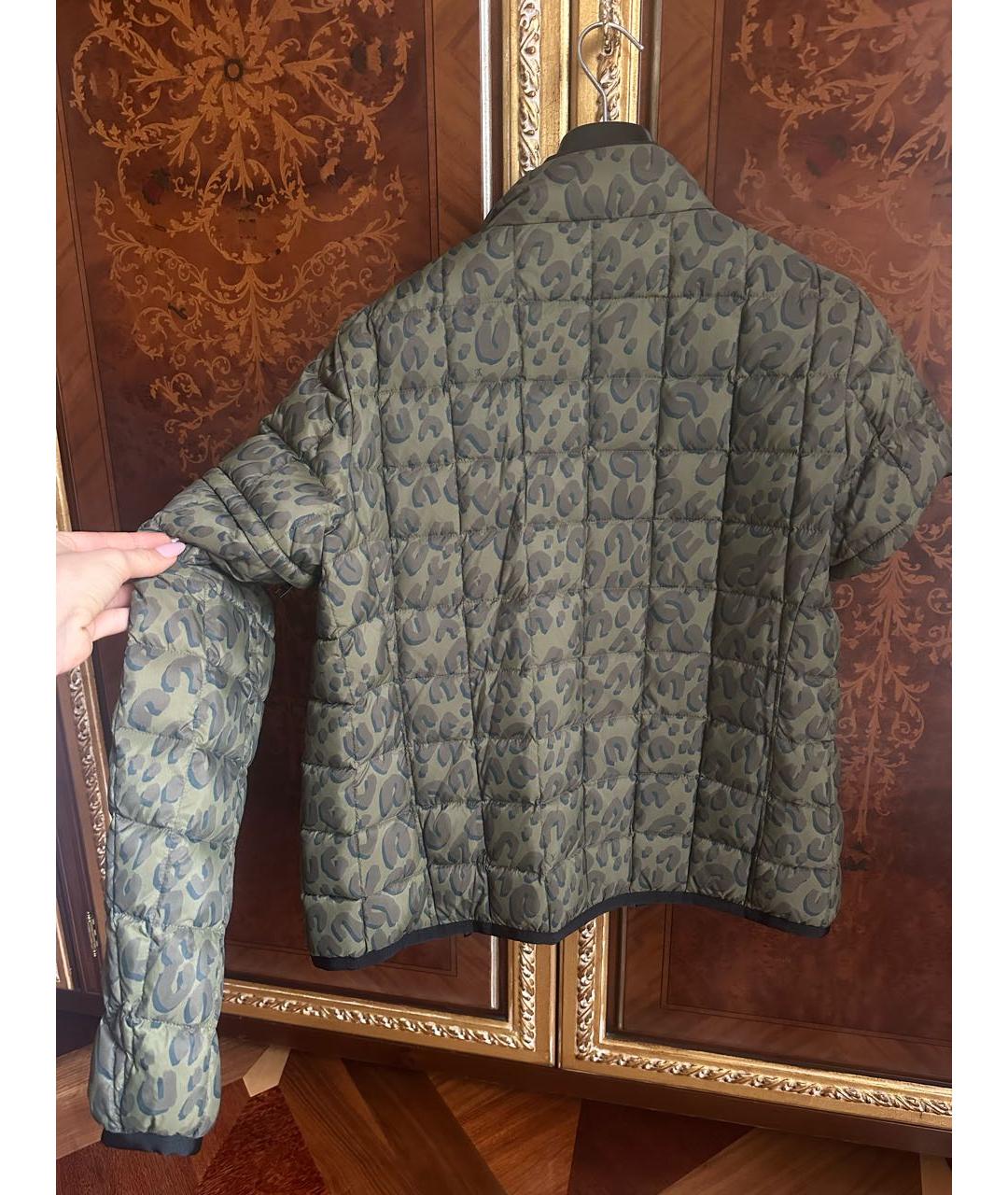 LOUIS VUITTON Хаки полиамидовая куртка, фото 2