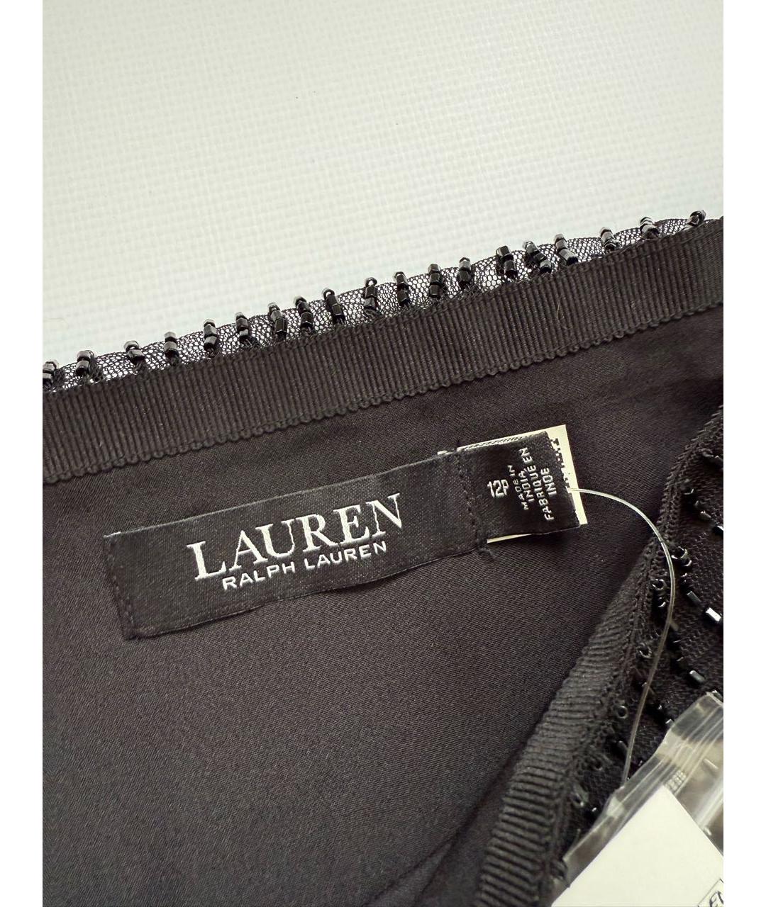 RALPH LAUREN Черная юбка мини, фото 3