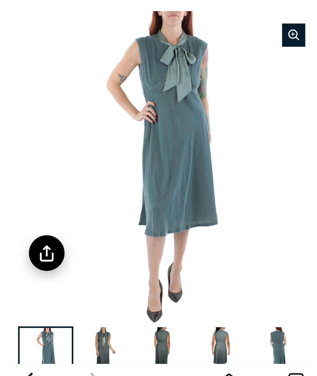 RALPH LAUREN Голубое платье, фото 6