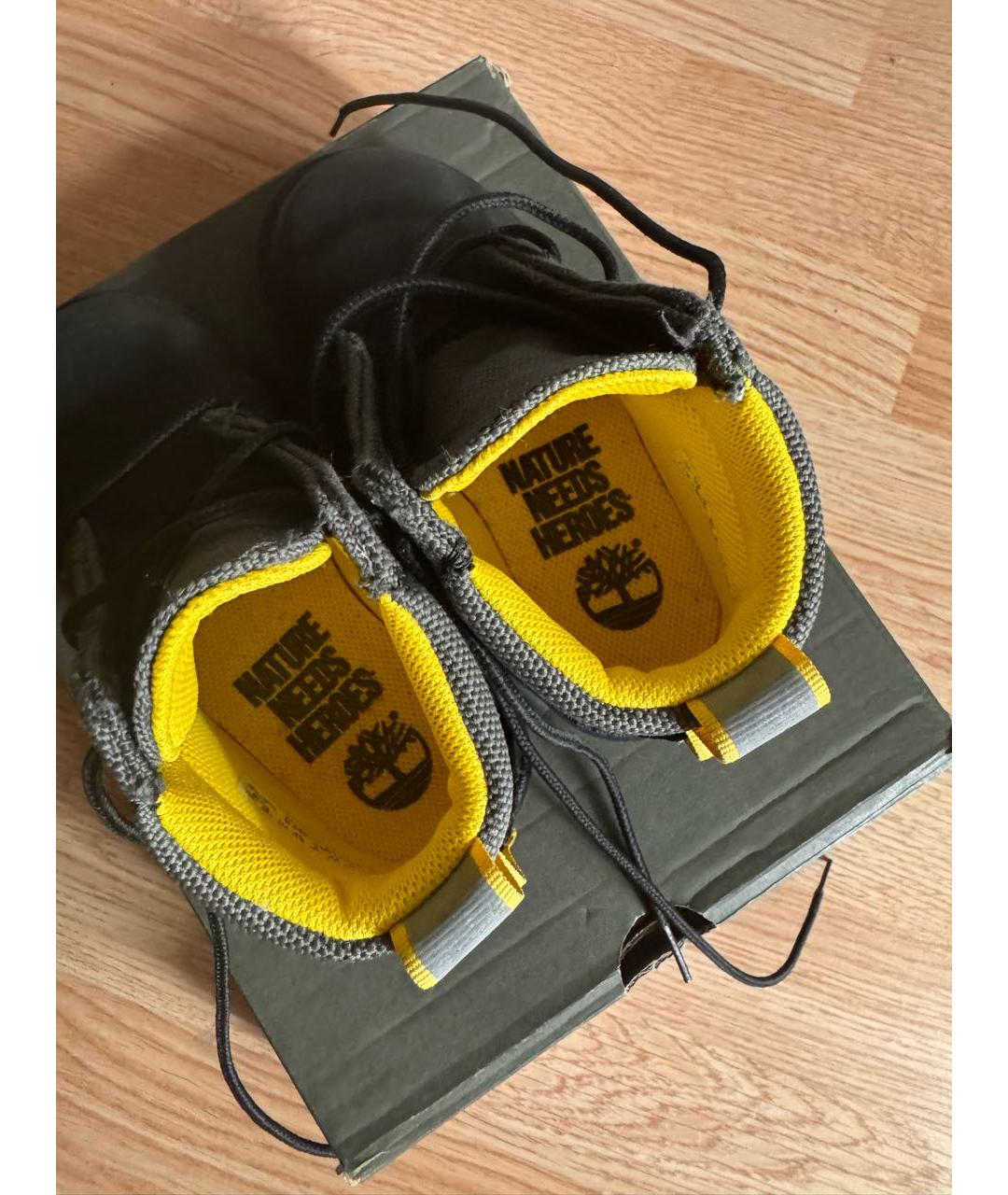 TIMBERLAND Черные нубуковые ботинки, фото 3