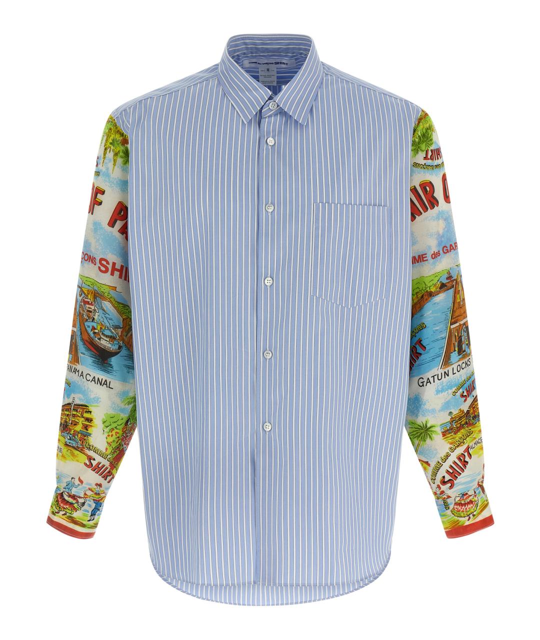COMME DES GARÇONS SHIRT Мульти хлопковая кэжуал рубашка, фото 1